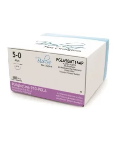 Fio de Poliglactina Reabsorvível Bioline - PCT. C/ 12 UND